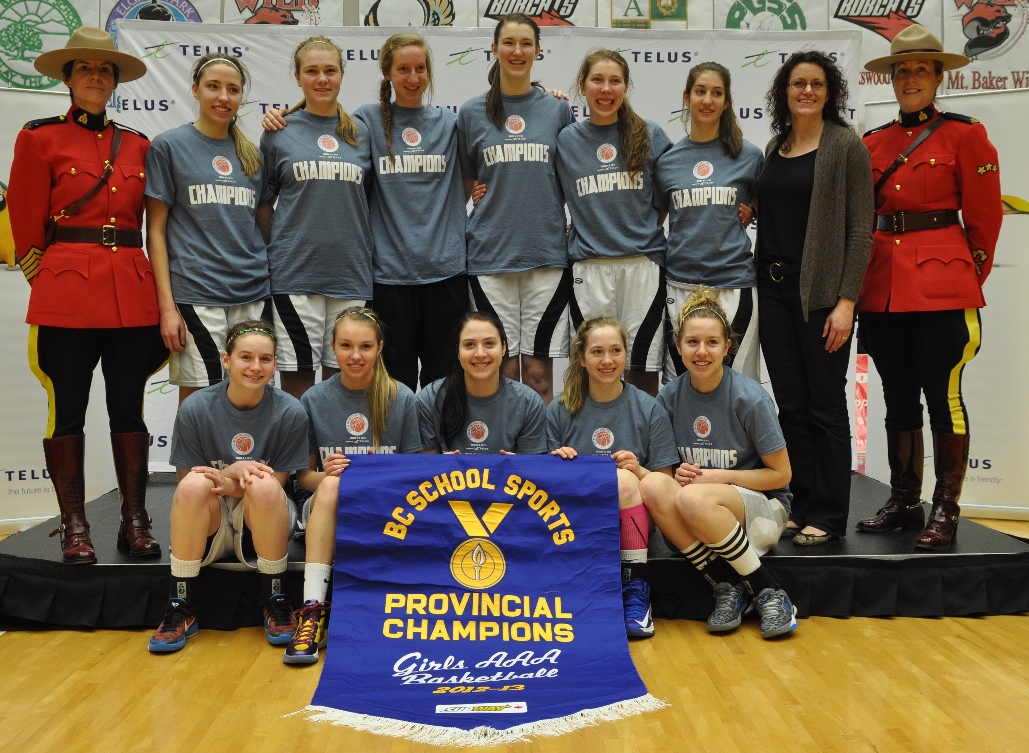 Image Basketball Girls AAA South Kamloops 201213.JPG BC School Sports